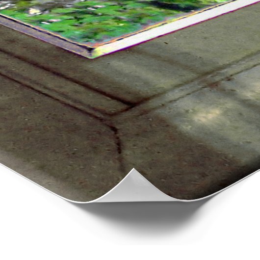 Tragbares Fenster Poster (Ecke)