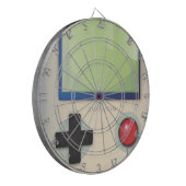 Tragbares Spielsystem Dartscheibe (Vorderseite Links)