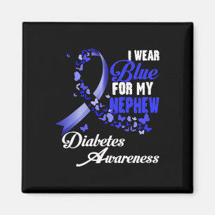 Trage Blau Für Meinen Neffen T1d Diabetes-Bewussts Magnet