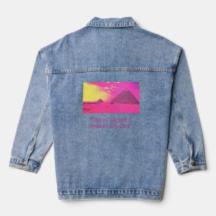 Trage Das Wort oder nicht Jeansjacke