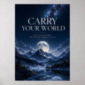 Trage Deine Welt Poster (Vorne)