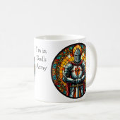 Trage die Rüstung Gottes! Faith Kaffeetasse (VorderseiteRechts)
