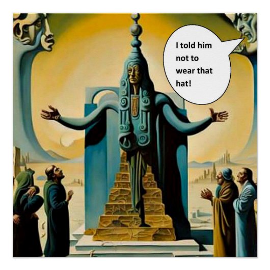 Trage diesen Hut Poster (Vorderseite)