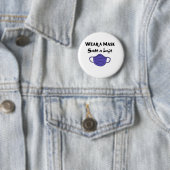 Trage eine Maske und Rett ein Leben Button (Beispiel)