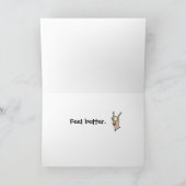 Träge erhalten Sie wohle Karte (Innenseite)