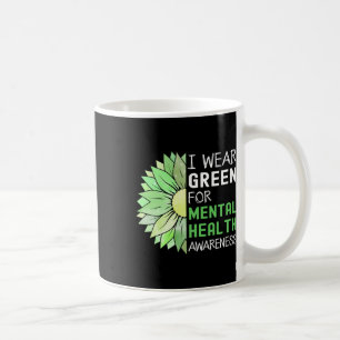 Trage Grün für das Bewusstsein für psychische Gesu Kaffeetasse