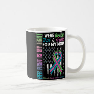 Trage Grün Türkis Rosa für Mama Metastasierter Bru Kaffeetasse
