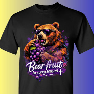 Trage in jeder Jahreszeit Früchte - Christlich T-Shirt