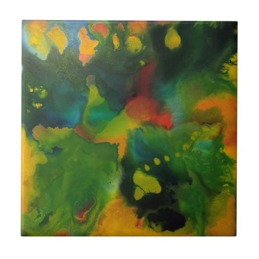 Trage mit Johnson Abstrakt Artwork Fliese (Vorderseite)