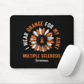 Trage Orange für das Bewusstsein für Multiple Skle Mousepad (Mit Mouse)