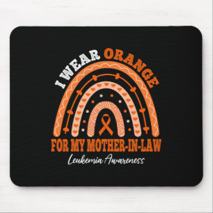 Trage Orange für das Leukämie-Bewusstsein der Schw Mousepad