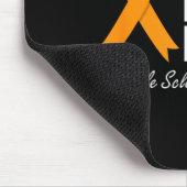 Trage Orange für Mama Multiple Sklerose-Bewusstsei Mousepad (Ecke)