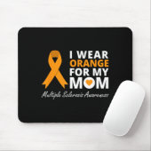 Trage Orange für Mama Multiple Sklerose-Bewusstsei Mousepad (Mit Mouse)