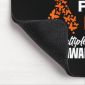 Trage Orange für Mütter mit MS Multiple Sklerose Mousepad (Ecke)