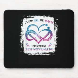 Trage Türkis Lila Für Jemanden, Den Man Jeden Tag Mousepad
