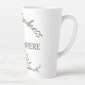 Trage Überall Freundlichkeit Kaffeetasse Milchtasse (Rechts)