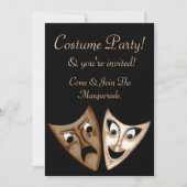 Tragedy & Comedy Einladung (Vorderseite)