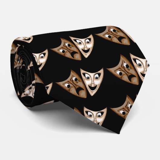 Tragedy & Comedy Krawatte (Gerollt)