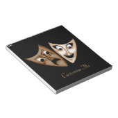 Tragedy & Comedy Notizblock (angewinkelt)