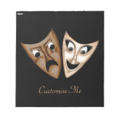 Tragedy & Comedy Notizblock (Vorderseite)