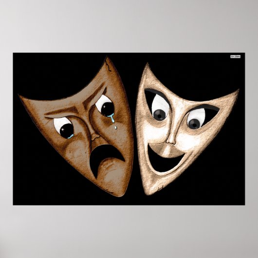 Tragedy & Comedy Poster (Vorne)