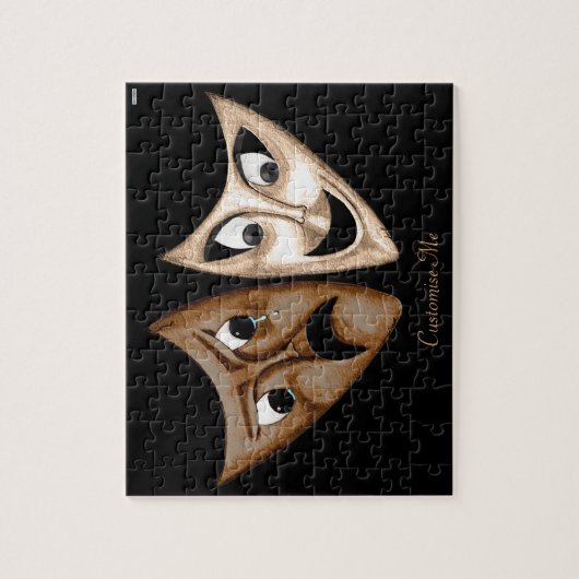 Tragedy & Comedy Puzzle (Vertikal)