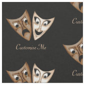 Tragedy & Comedy Stoff (Nahaufnahme)