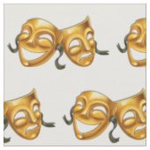 Tragedy Comedy Theater Golden Stoff (Nahaufnahme)
