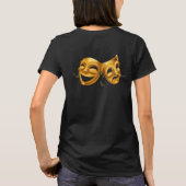 Tragedy Comedy Theater Golden T-Shirt (Rückseite)