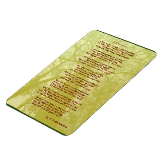 Tragedy Flexible Magnet (Linke Seite)