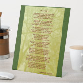 Tragedy Pedestal Sign Sockelschild (In Situ)