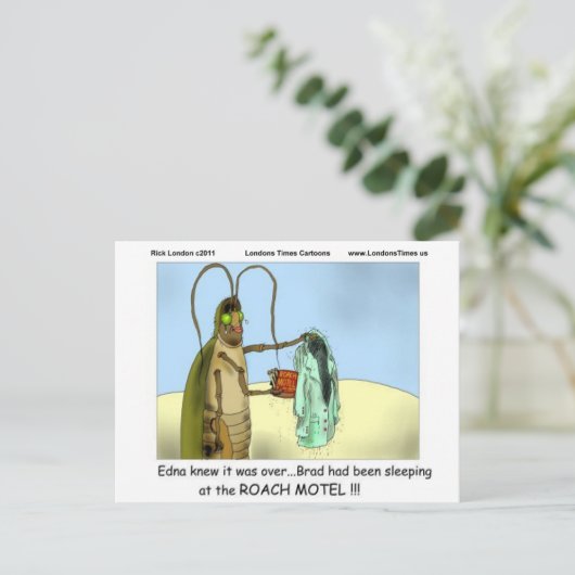 Tragedy @ Roach Motel Funny gibt T-Shirts Tasse et Postkarte (Stehend Vorderseite)