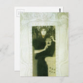 Tragedy von Gustav Klimt Postkarte (Vorne/Hinten)