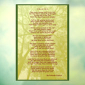 Tragedy Window Clying Fensteraufkleber (Blatt 3)