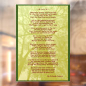 Tragedy Window Clying Fensteraufkleber (Blatt 2)