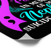 Tragen Aquamarin in Erinnerung an meinen Nephew-Se Poster (Ecke)