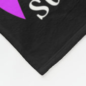 Tragen Aquamarin in Erinnerung an meinen Sohn Suiz Fleecedecke (Ecke)