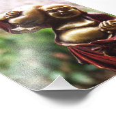 Tragen des Buddha-Fotos laden Fotodruck (Ecke)