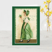 Tragen des Grüns Karte (Gelbe Blume)