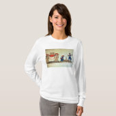 Tragen des Modells der Bastille T-Shirt (Vorne ganz)