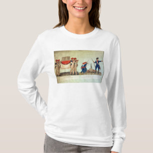 Tragen des Modells der Bastille T-Shirt