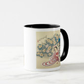 Tragen einer Blume im Kopf Tasse (VorderseiteRechts)