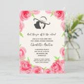 Tragen eines Hat Derby-Brautparty Einladung (Stehend Vorderseite)