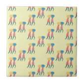 Tragen eines Pillen-Musters Fliese (Vorderseite)