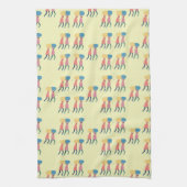 Tragen eines Pillen-Musters Geschirrtuch (Vertikal)