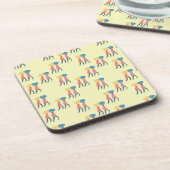 Tragen eines Pillen-Musters Getränkeuntersetzer (Linke Seite)