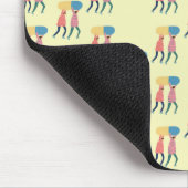 Tragen eines Pillen-Musters Mousepad (Ecke)