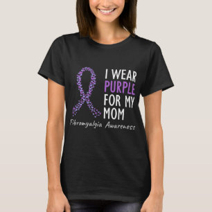 Tragen Lila für meine Mama Fibromyalgie Bewusstsei T-Shirt