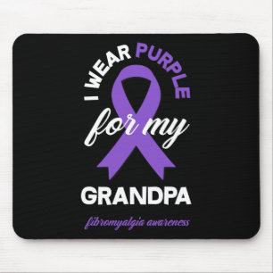 Tragen Lila für meine Opa Fibromyalgie Bewusstsein Mousepad