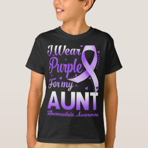 Tragen Lila für meine Tante Fibromyalgie T-Shirt